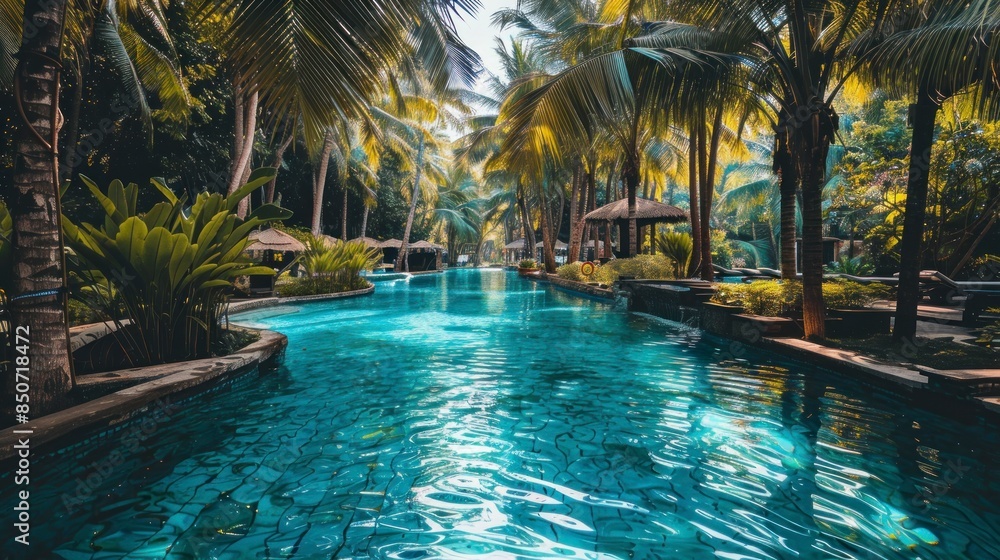 beautiful pool in the middle of the forest beautiful pool in the middle of the forest