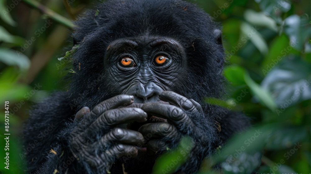 Ape speaks no evil Ape speaks no evil