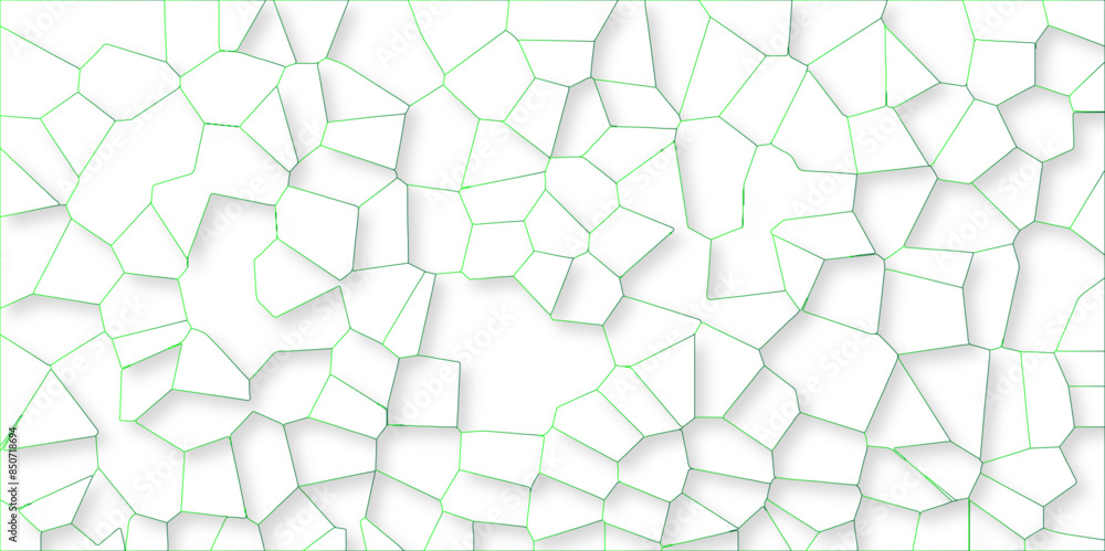 White quartz crystalized broken glass effect vector background. 3d papercut and multi-layer cutout geometric pattern on vector background. broken stained glass green lines geometric pattern. White quartz crystalized broken glass effect vector background. 3d papercut and multi-layer cutout geometric pattern on vector background. broken stained glass green lines geometric pattern.