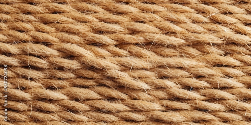 Closeup of a Twisted Rope Made of Natural Fibers Closeup of a Twisted Rope Made of Natural Fibers