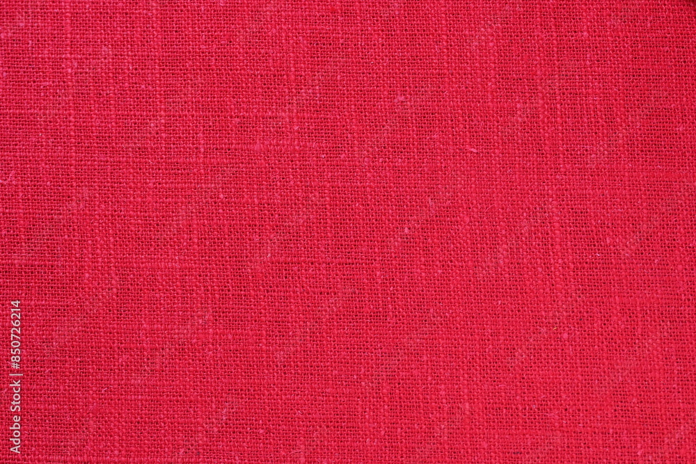 red hemp viscose natural fabric cloth color, sackcloth rough texture of textile fashion abstract background red hemp viscose natural fabric cloth color, sackcloth rough texture of textile fashion abstract background