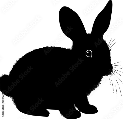 a cute baby bunny cartoon vector illustration