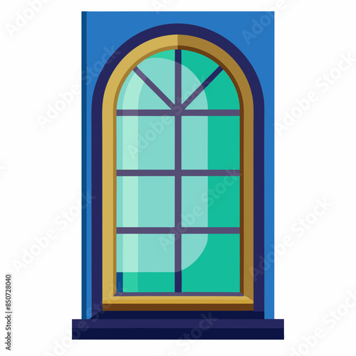 window illustration vector photo