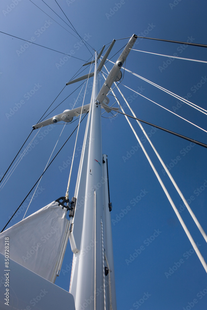 Sailing. Sailing yacht. At sea. Netherlands. Northsea. Super Sailing Yacht. Mast. Sailing. Sailing yacht. At sea. Netherlands. Northsea. Super Sailing Yacht. Mast.