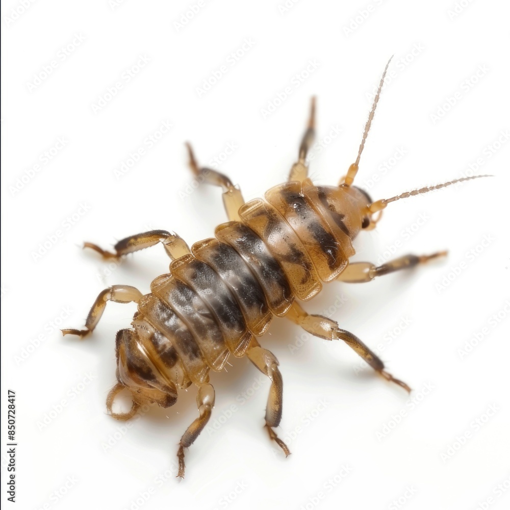 Louse isolated on white background Louse isolated on white background