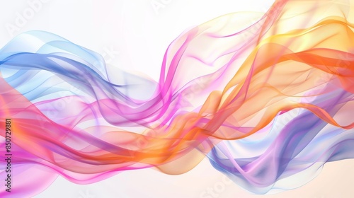 Abstract color wallpaper. Fluid wavy pattern.