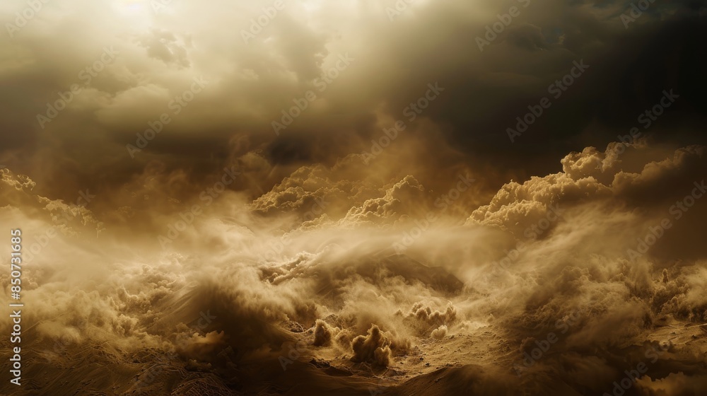 Fog brown background with smoke clouds. Dusty field with smoke clouds. Fog brown background with smoke clouds. Dusty field with smoke clouds.