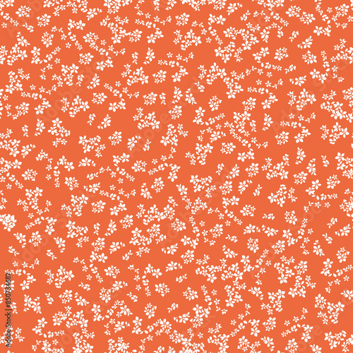 Seamless pattern liberty flowers abstract fabric botanical 