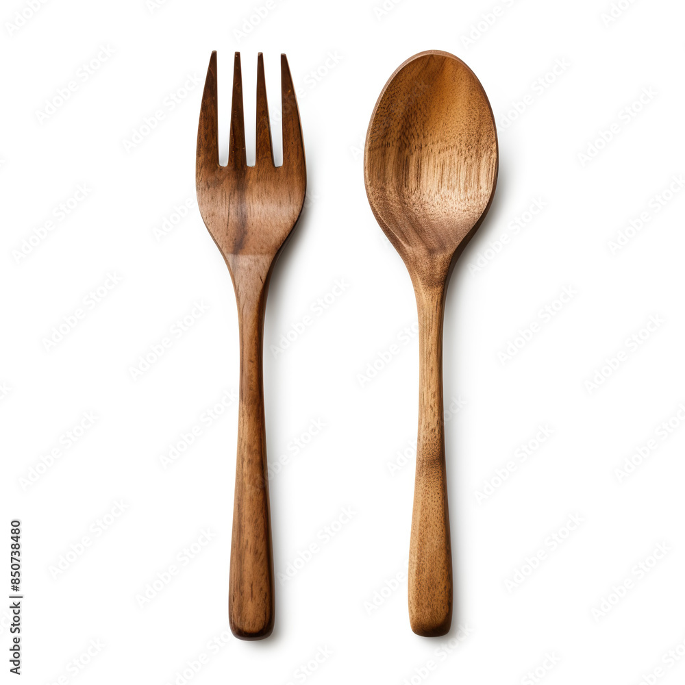 wooden spoon and fork