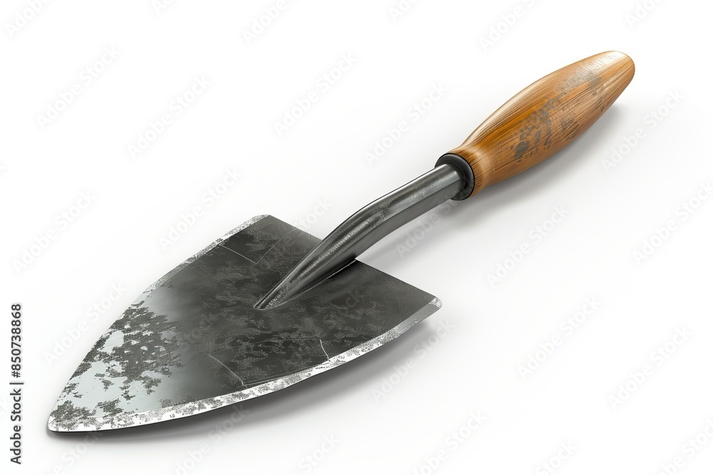 Gardening trowel with a wooden handle. Perfect for digging, weeding, and planting in your garden. Traditional style home and garden tool. Used for various gardening purposes. Generative AI Gardening trowel with a wooden handle. Perfect for digging, weeding, and planting in your garden. Traditional style home and garden tool. Used for various gardening purposes. Generative AI