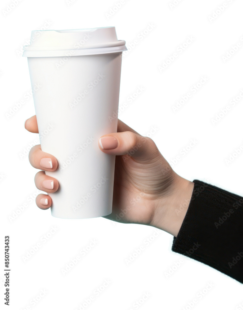 PNG Coffee cup coffee holding hand.