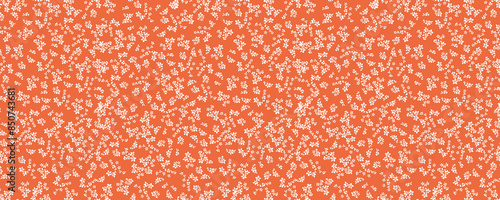 Seamless pattern liberty flowers abstract fabric botanical 