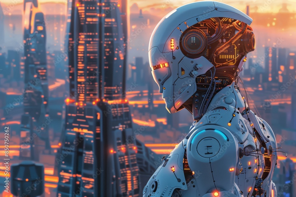 futuristic illustration futuristic illustration
