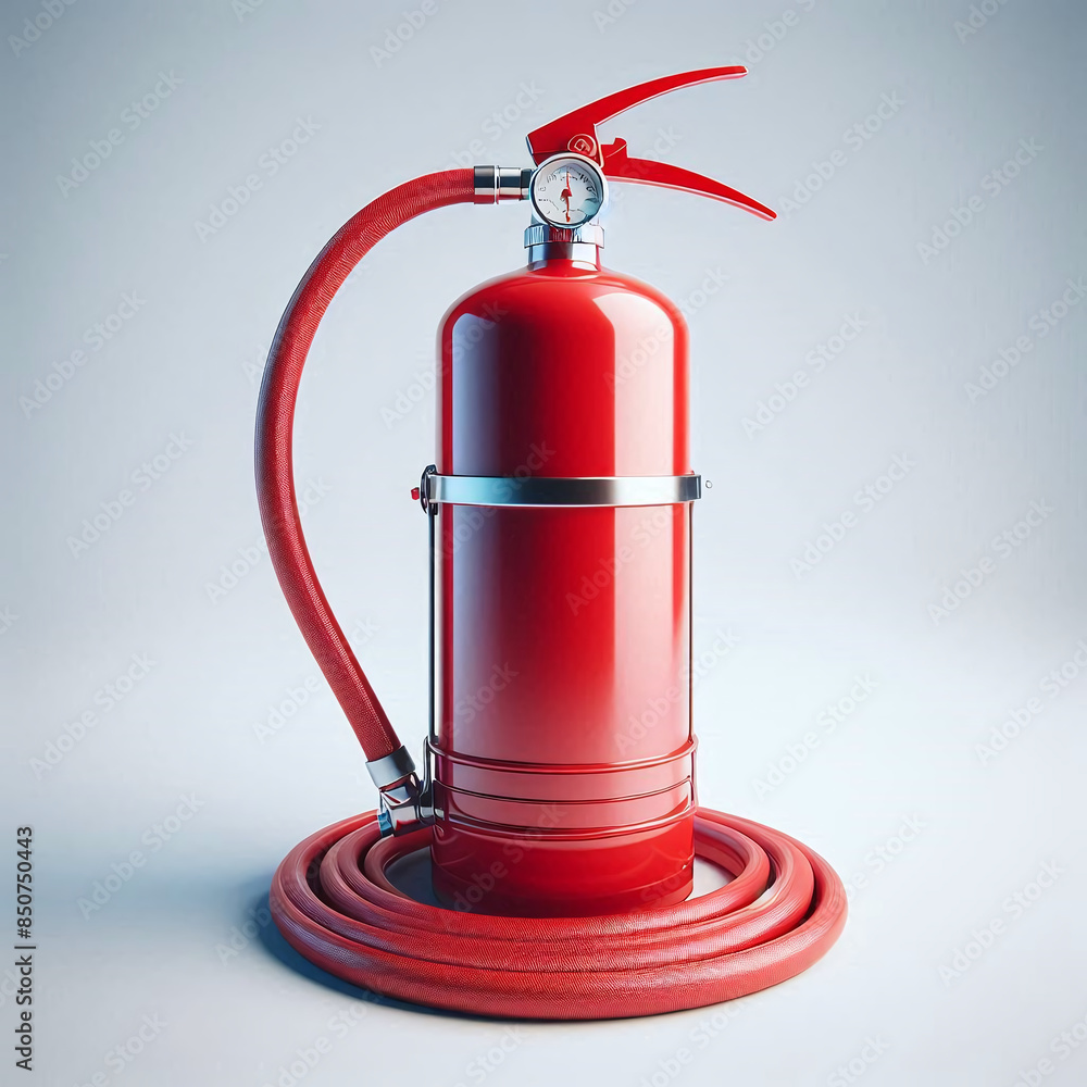 The Essential Fire Extinguisher, Isolated on White background The Essential Fire Extinguisher, Isolated on White background