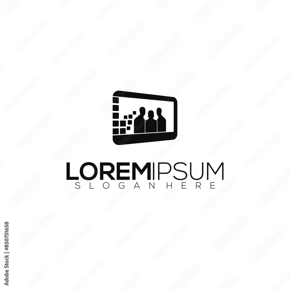 Fototapeta premium full color vector genius logo