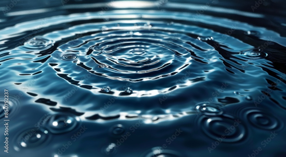 Rheology of water ripples and the glimmer of light on the surface. Artificial Intelligence generated from water. Rheology of water ripples and the glimmer of light on the surface. Artificial Intelligence generated from water.
