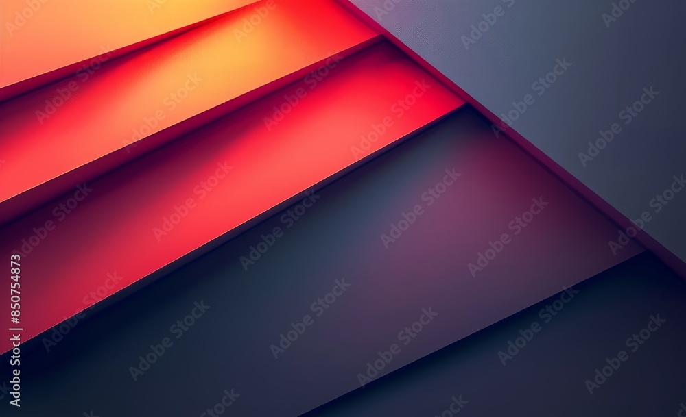 Abstract Geometric Background With Yellow, Red, Blue Colors Abstract Geometric Background With Yellow, Red, Blue Colors