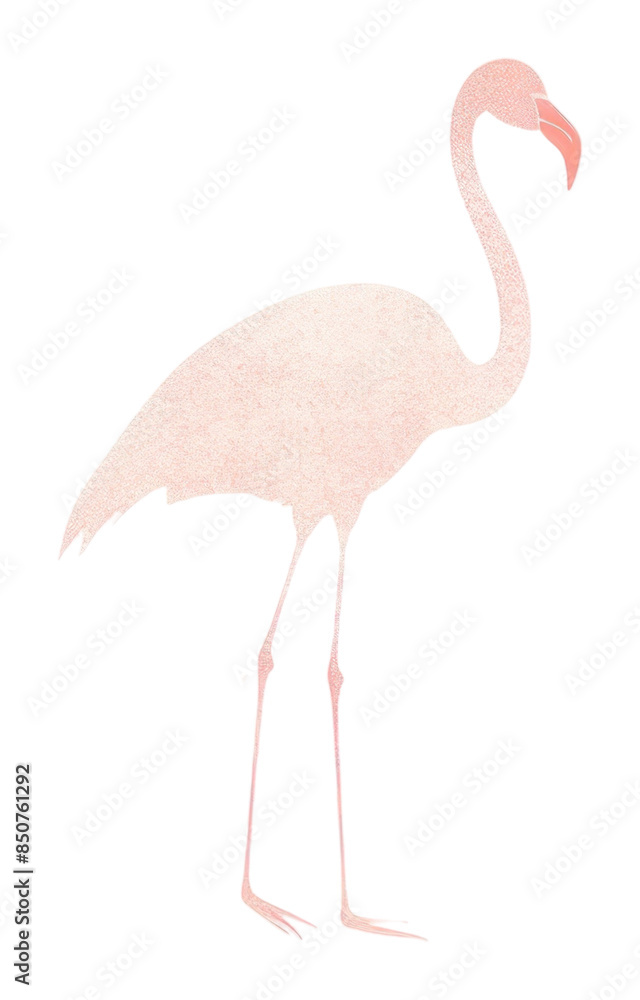 Fototapeta premium PNG Flamingo animal bird wildlife.