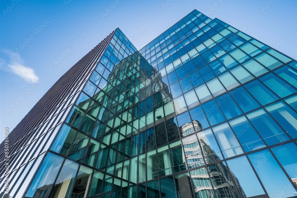 Modern architecture in Moncton, New Brunswick: sleek glass-paneled walls of a new office building reflecting the city's dynamic energy. Modern architecture in Moncton, New Brunswick: sleek glass-paneled walls of a new office building reflecting the city's dynamic energy.
