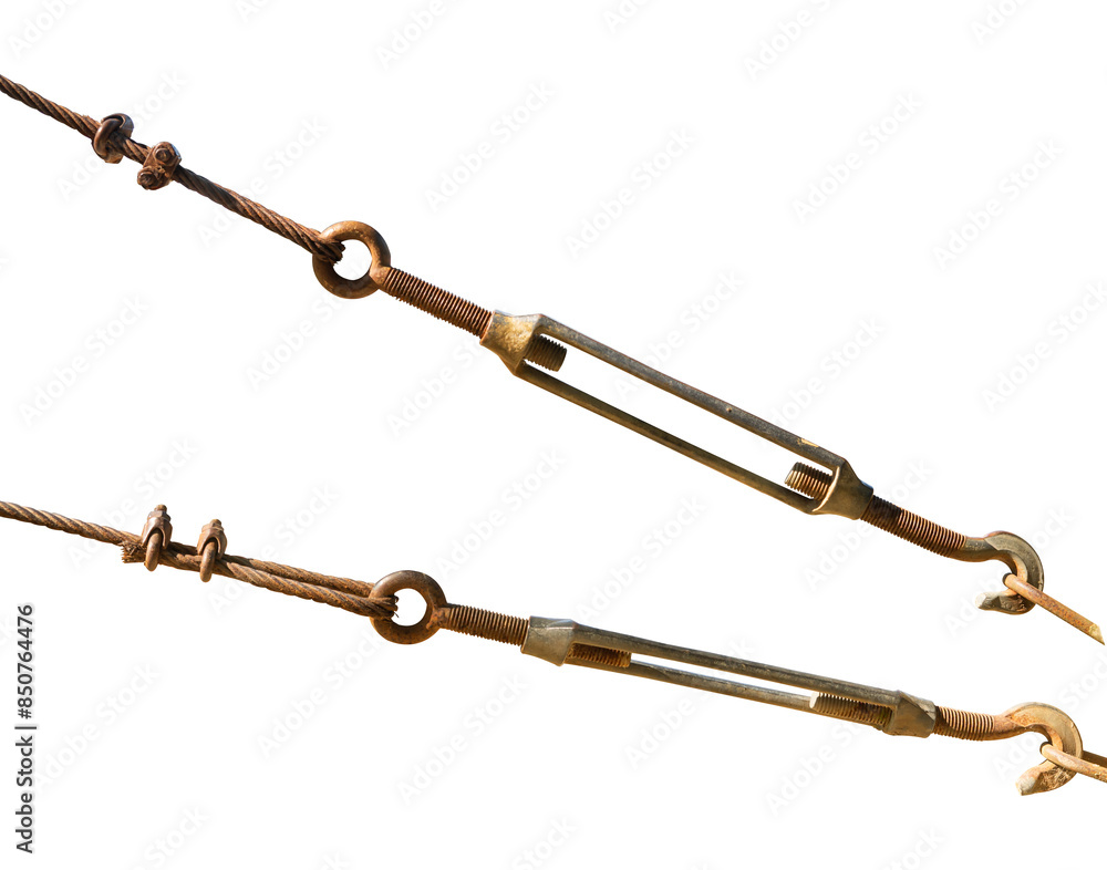 iron chains hook isolated on white iron chains hook isolated on white