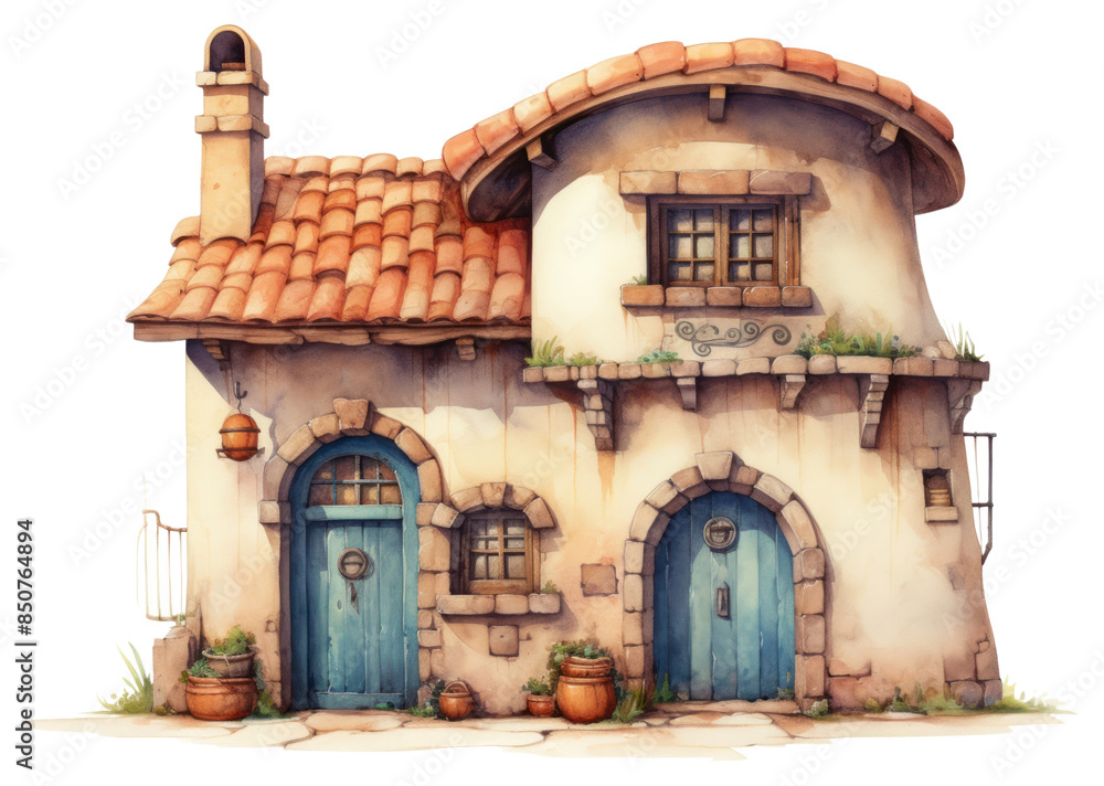 Fototapeta premium PNG House architecture building door.