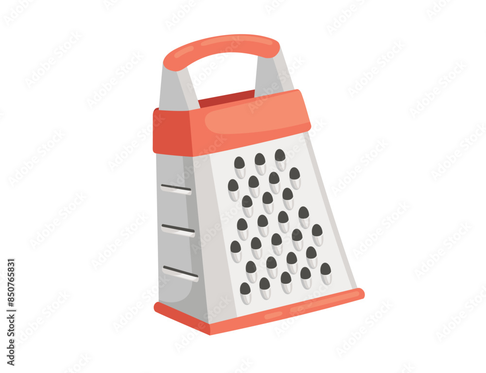 Grater for vegetables. Vector illustration isolated on white background. Grater for vegetables. Vector illustration isolated on white background.