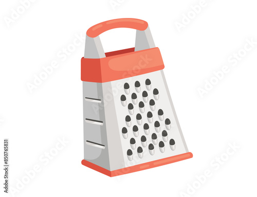 Grater for vegetables. Vector illustration isolated on white background.