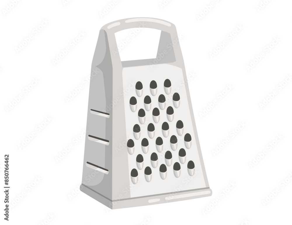 Grater for vegetables. Vector illustration isolated on white background. Grater for vegetables. Vector illustration isolated on white background.