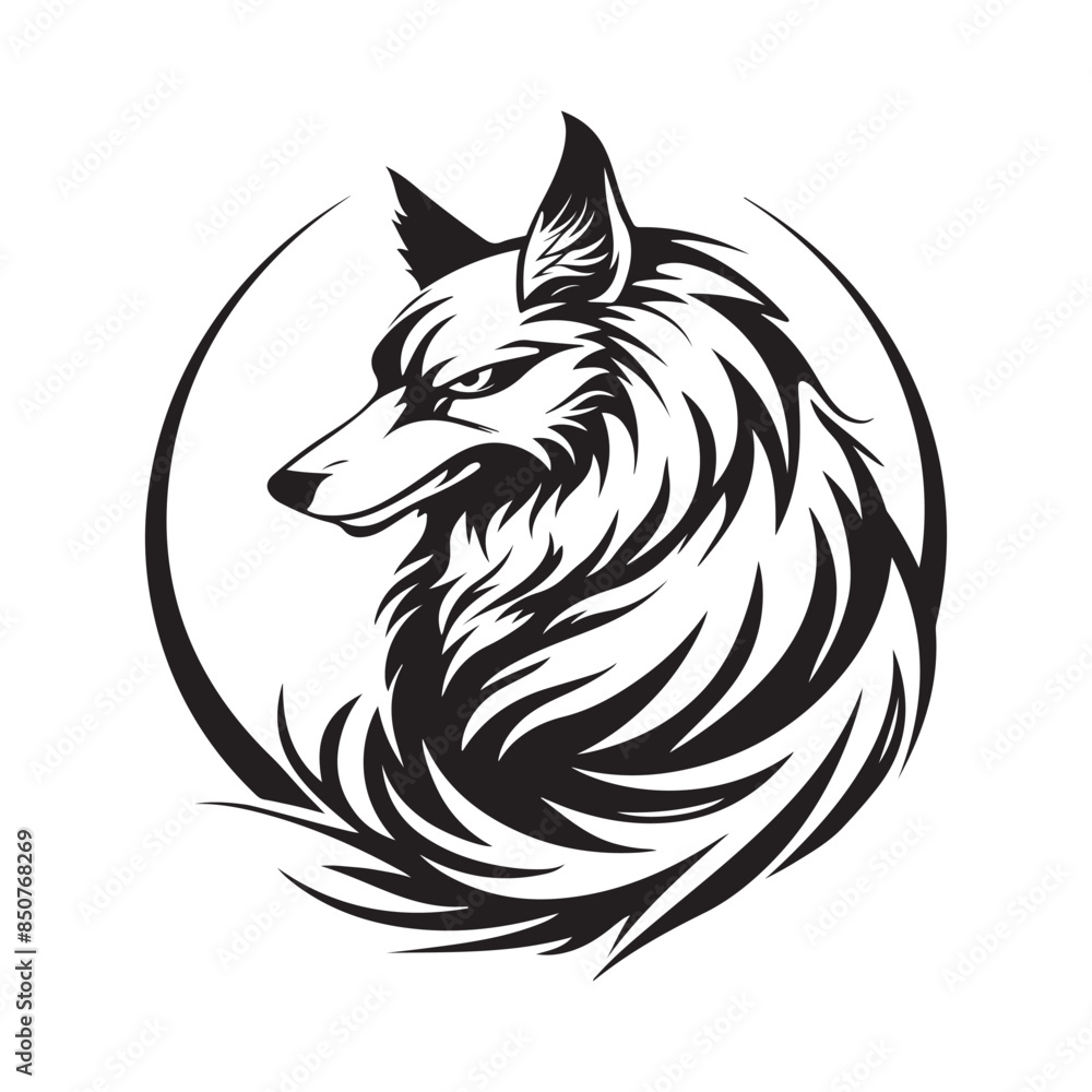 Wolf head logo design, wolf face vector Illustration, on a isolated background, Wolf head logo design, wolf face vector Illustration, on a isolated background,