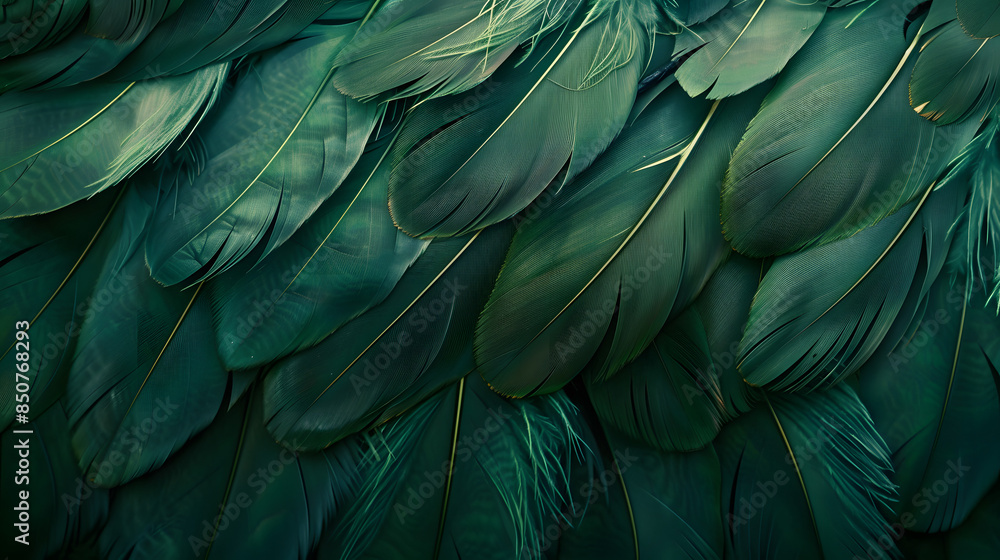 green feather background. green feather background.
