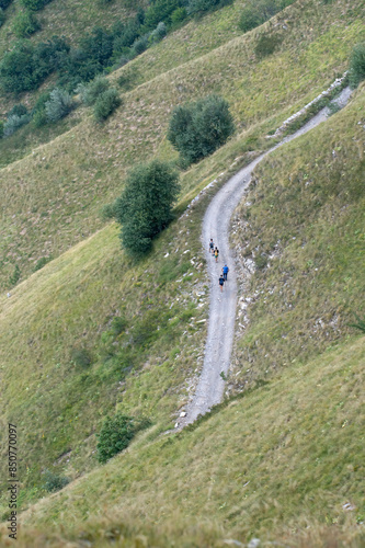 winding road in the mountains