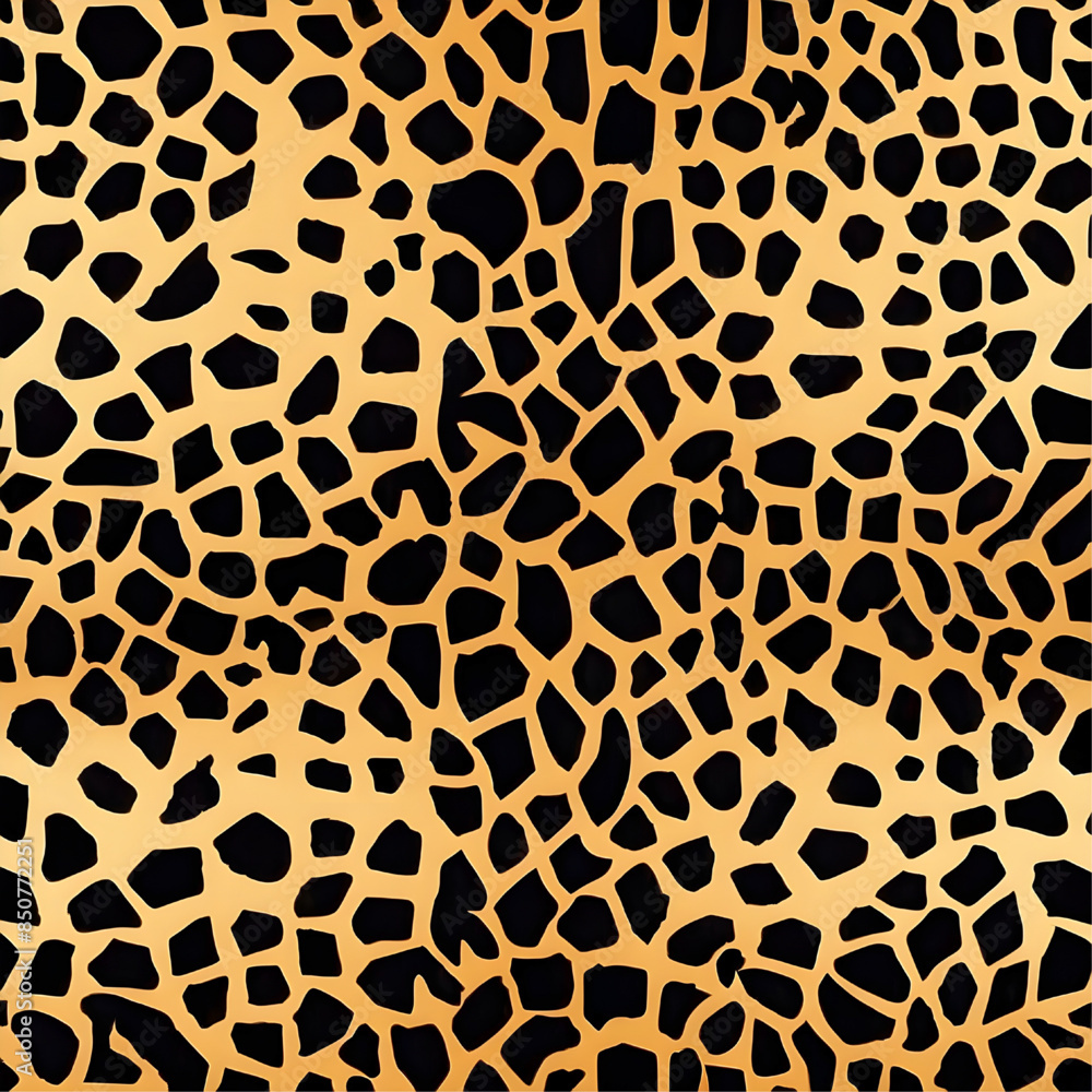 Fototapeta premium cheetah skin texture seamless pattern, abstract background, vector ready for design 