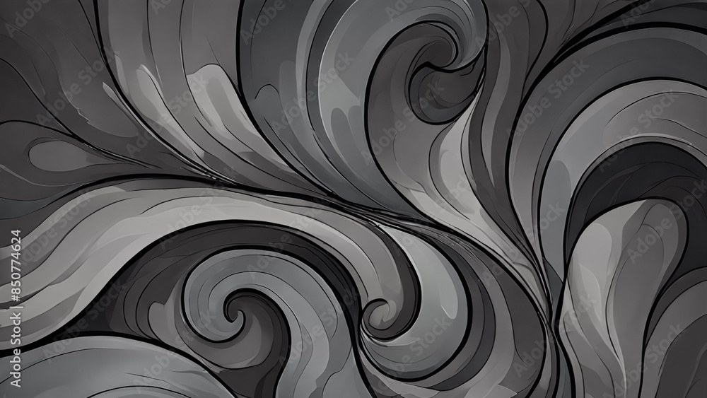 Elegant Grey Color Abstract Wave Design with a Dark Swiss Background for Versatile Graphic Applications. Sophisticated Grey Abstract Art Featuring Wave Patterns on a Dark Swiss Background for Graphic Elegant Grey Color Abstract Wave Design with a Dark Swiss Background for Versatile Graphic Applications. Sophisticated Grey Abstract Art Featuring Wave Patterns on a Dark Swiss Background for Graphic