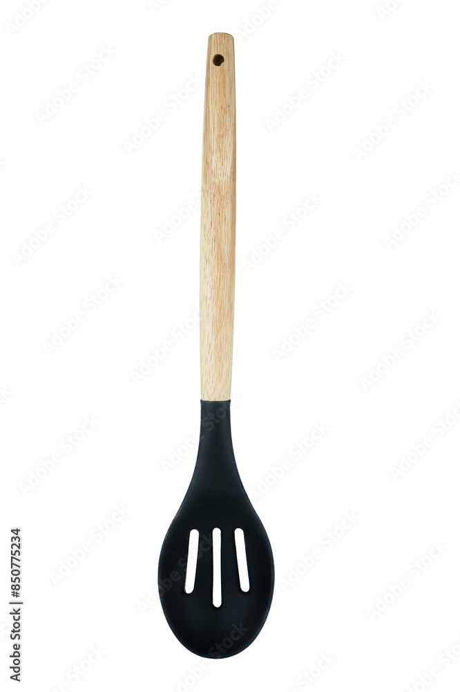 Black kitchen utensils in a cup on white background with transparent background. Kitchen tool concept Black kitchen utensils in a cup on white background with transparent background. Kitchen tool concept