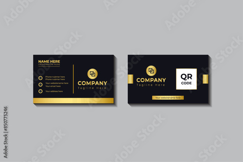  Modern and simple Business Card Template For company Corporate Style, Creative And Simple business card design