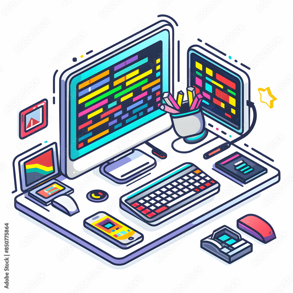3D Flat Icon: Programming Code Analytics Symbol | Coding Ads Concept in Doodle Cartoon Style with Copy Space 3D Flat Icon: Programming Code Analytics Symbol | Coding Ads Concept in Doodle Cartoon Style with Copy Space