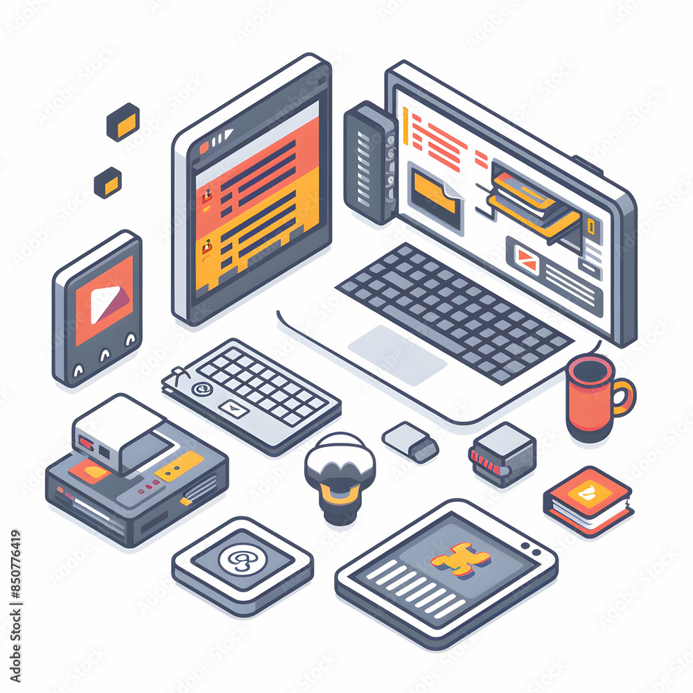 Sleek 3D Flat Icon: Programming Interface and Code Integration with Copy Space for Website Banners Concept in Doodle Line Cartoon Style Sleek 3D Flat Icon: Programming Interface and Code Integration with Copy Space for Website Banners Concept in Doodle Line Cartoon Style