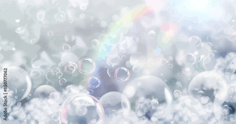 Vibrant Bubbles with a Rainbow Spectrum Vibrant Bubbles with a Rainbow Spectrum