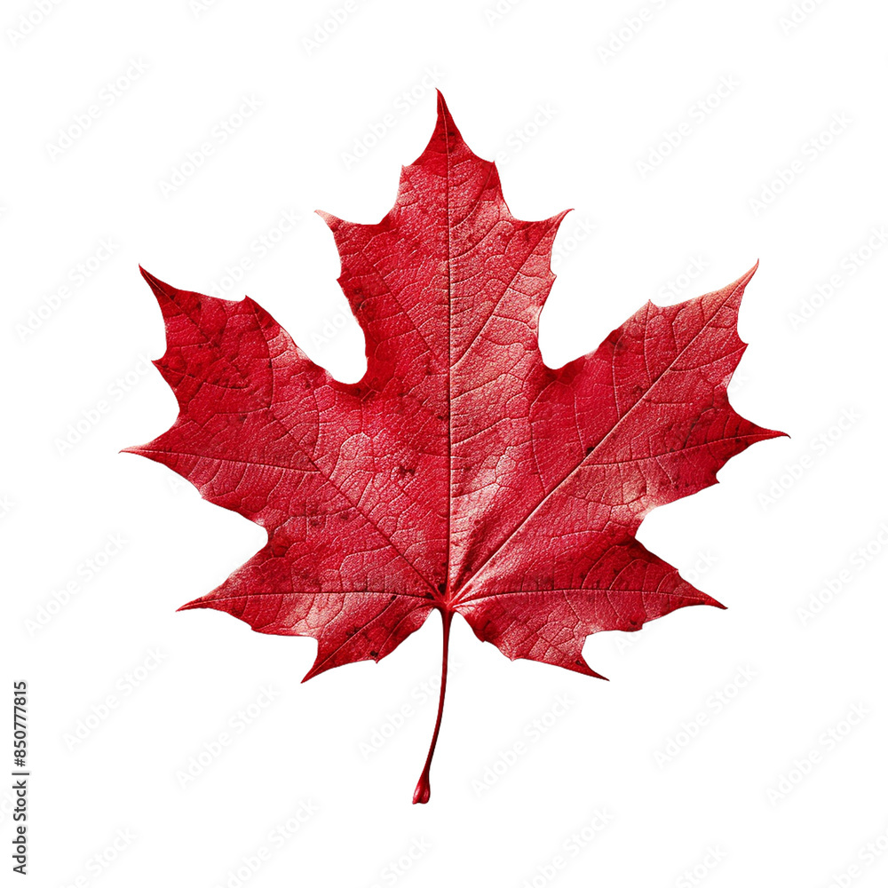 Fototapeta premium Red maple leaf png