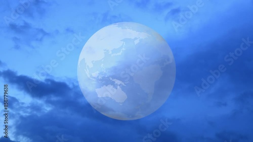 地球を取り巻く暗い空から希望の明るい空へ