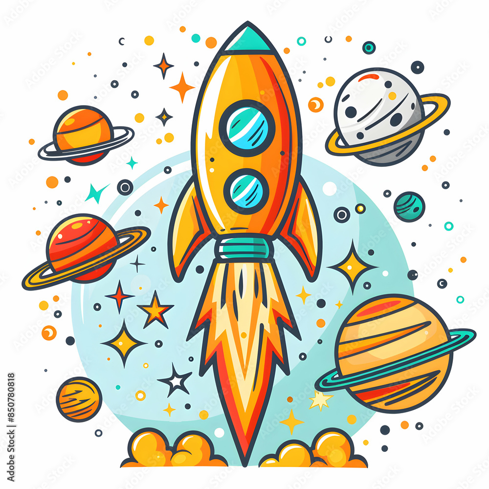 3D Flat Icon Space Probes and Planets: Explore Distant Worlds with Cartoon Style Space Probes Traveling Between Planets 3D Flat Icon Space Probes and Planets: Explore Distant Worlds with Cartoon Style Space Probes Traveling Between Planets