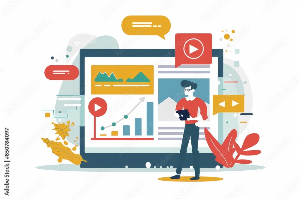 Video tutorial or training course explaining business strategy, movie or education video clip explaining business pie chart. Video tutorial or training course explaining business strategy, movie or education video clip explaining business pie chart.