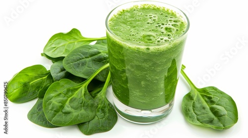 Fresh Spinach Smoothie in G...