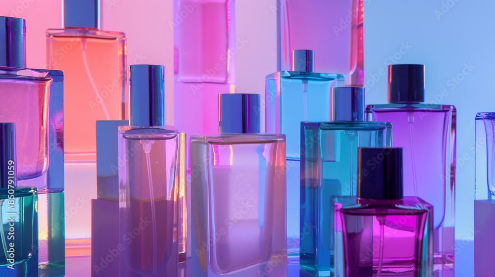 Perfume bottles. 