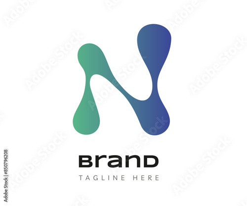 Letter N logo icon design template elements. Usable for Branding, Business and Technology Logos.
