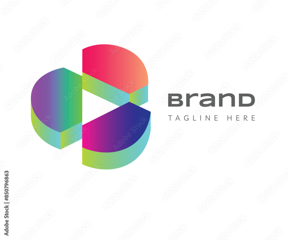 Obraz premium Triangle logo icon design template elements. Usable for Branding, Business and Technology Logos. 