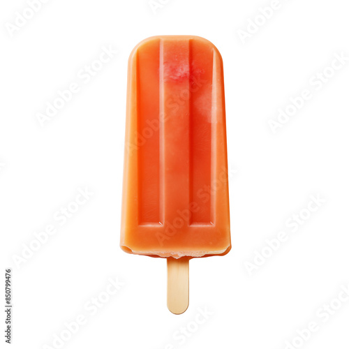 orange popsicle summer transparent background