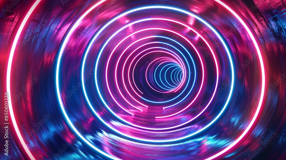 Red Blue Tunnel Abstract Background Red Blue Tunnel Abstract Background