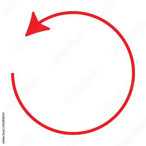 Repeat arrow button, refresh icon, circle arrow, rotation sign