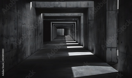 Midnight Mastery Tools Embracing Concrete Silence